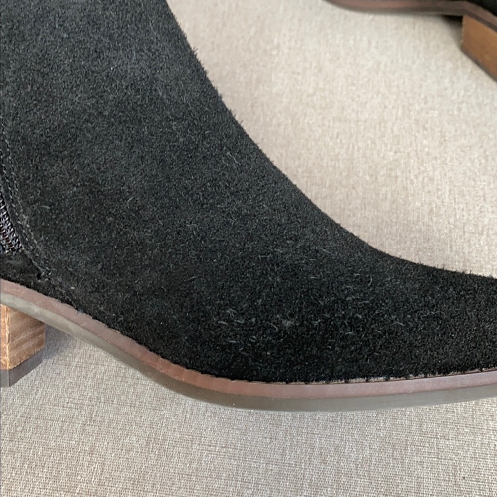 Lucky Brand Fenley Suede Ankle Boots Bootie - Picture 7 of 9